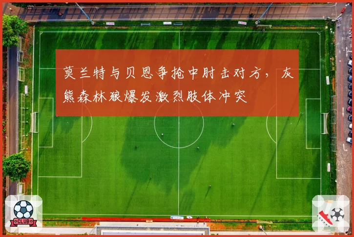莫兰特与贝恩争抢中肘击对方，灰熊森林狼爆发激烈肢体冲突